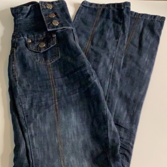 Drama Gold High Rise Denim Jeans Size 3 New Without Tags - Picture 5 of 5